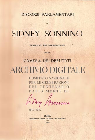 Archivio digitale Sidney Sonnino